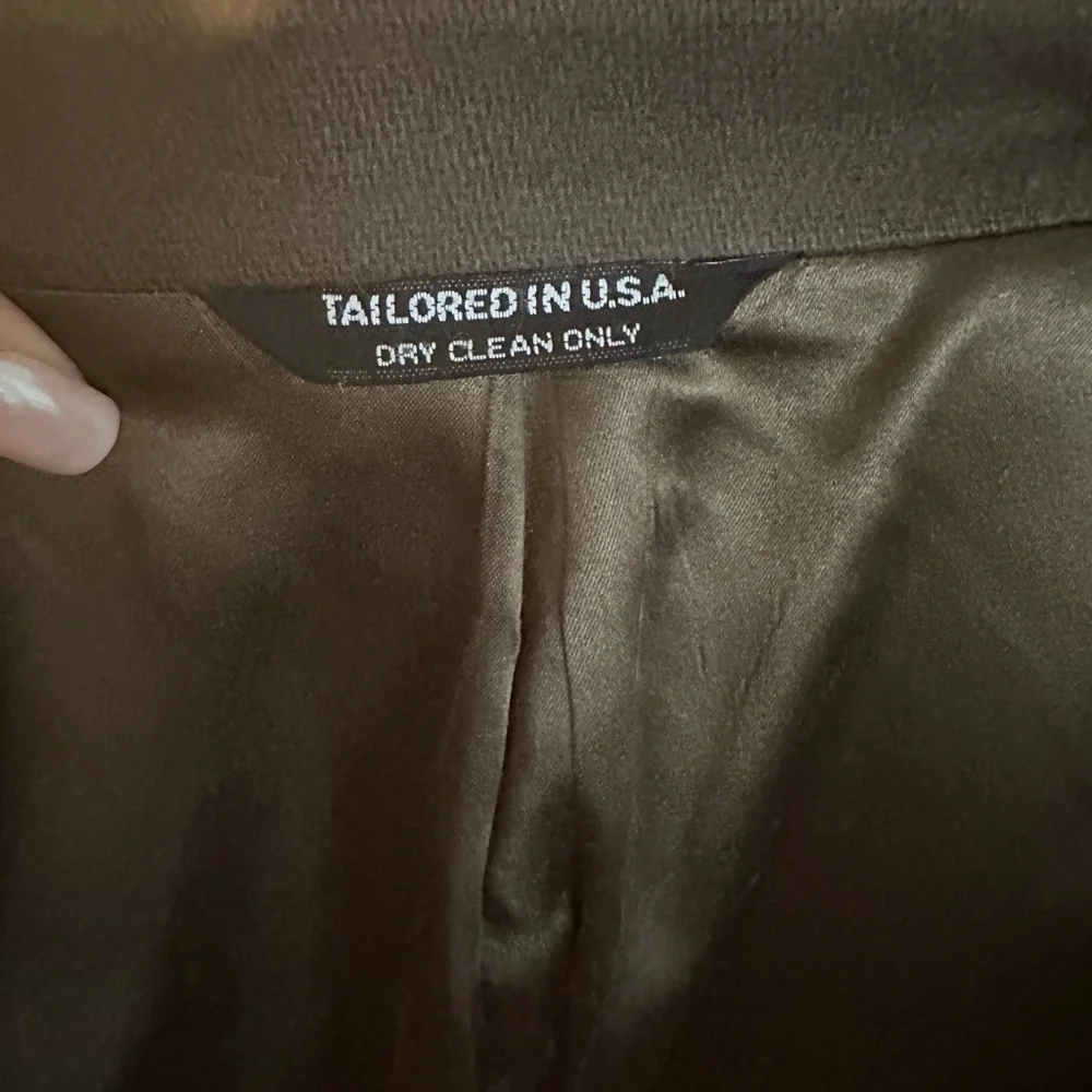 Dior Double-Breasted Long Trench Coat in Dark Brown